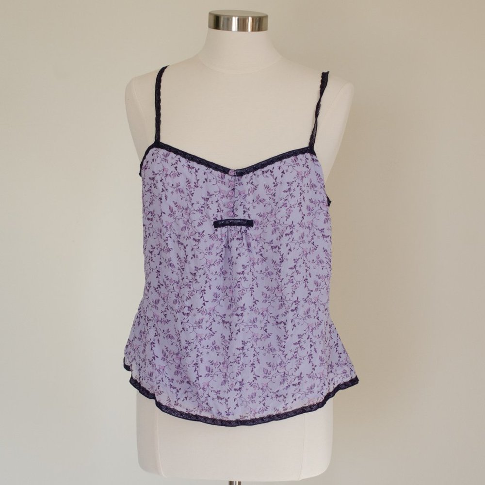 Gap Lavender floral camisole